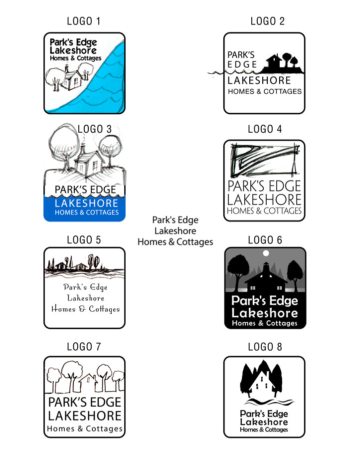 Various Logo designs for ParksEdge